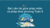 Toán 9 Chương 1 Bài 4: Một số hệ thức về cạnh và góc trong tam giác vuông