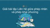 Giải bài tập SGK Đại số 9 Chương 1 Bài 3