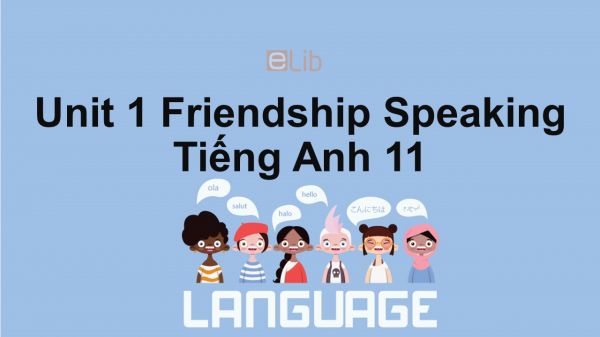 Unit 1 lớp 11: Friendship-Speaking