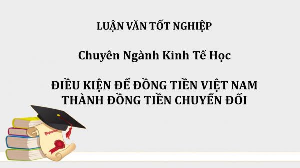 Luận văn: Điều kiện để đồng tiền Việt Nam thành đồng tiền chuyển đổi