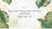 Soạn bài Tổng quan văn học Việt Nam tóm tắt