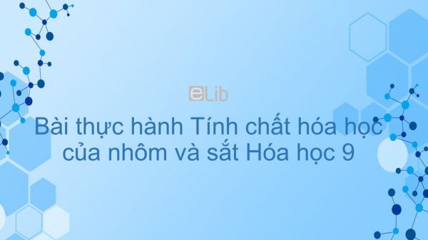 Hoá học 9 Bài 23: Thực hành: Tính chất hóa học của nhôm và sắt