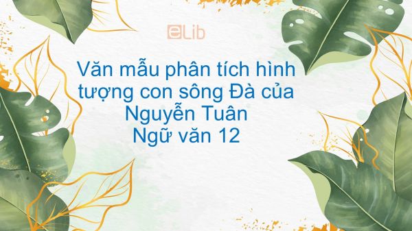 Phân tích hình tượng con sông Đà