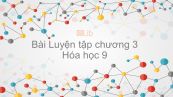 Hoá học 9 Bài 32: Luyện tập chương 3