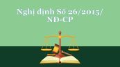 Nghị định 26/2015/NĐ-CP về quy định chế độ, chính sách đối với cán bộ