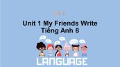 Unit 1 lớp 8: My Friends-Write