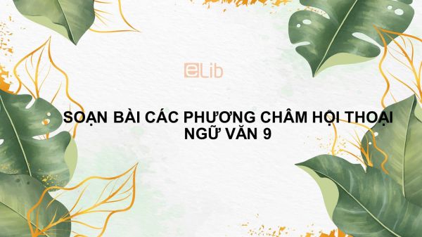 Soạn bài Các phương châm hội thoại Ngữ Văn 9 tóm tắt