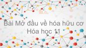 Hoá học 11 Bài 20: Mở đầu về hóa học hữu cơ