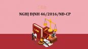 Nghị định số 46/2016/NĐ-CP về quy định xử phạt vi phạm giao thông đường bộ và đường sắt