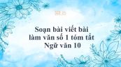 Soạn bài Viết bài làm văn số 1: Cảm nghĩ về một hiện tượng đời sống (hoặc một tác phẩm văn học) tóm tắt