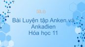 Hoá học 11 Bài 31: Luyện tập Anken và ankađien