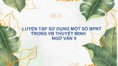 Luyện tập sử dụng một số biện pháp nghệ thuật trong văn bản thuyết minh Ngữ văn 9