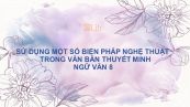 Sử dụng một số BPNT trong văn bản thuyết minh Ngữ Văn 9