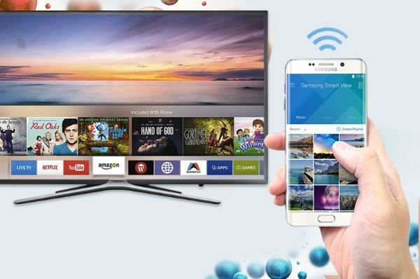 Cách nhập chữ, số nhanh bằng điện thoại khi điều khiển Smart TV Samsung