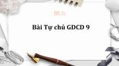 GDCD 9 Bài 2: Tự chủ