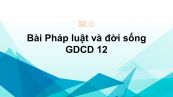 GDCD 12 Bài 1: Pháp luật và đời sống