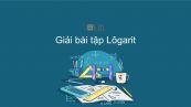 Giải bài tập SGK Toán 12 Bài 3: Lôgarit