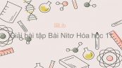 Giải bài tập SGK Hóa 11 Bài 7: Nitơ