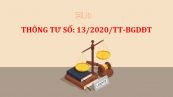 Thông tư số 13/2020/TT-BGDĐT quy định tiêu chuẩn cơ sở vật chất các trường học