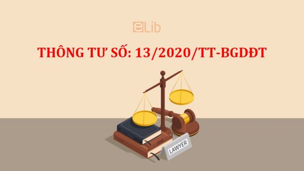 Thông tư số 13/2020/TT-BGDĐT quy định tiêu chuẩn cơ sở vật chất các trường học