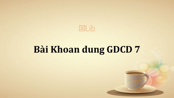 GDCD 7 Bài 8: Khoan dung