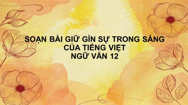 Soạn bài Giữ gìn sự trong sáng của tiếng Việt (tiếp theo) Ngữ Văn 12 siêu ngắn