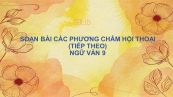 Soạn bài Các phương châm hội thoại (tt) Ngữ Văn 9 đầy đủ