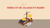 Thông tư 10/2020/TT-BGDĐT ban hành quy chế tổ chức và hoạt động của đại học