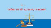Thông tư 12/2019/TT-BGDĐT quy định về bồi dưỡng thường xuyên giáo viên mầm non