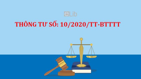 Thông tư 10/2020/TT-BTTTT sửa đổi, bổ sung thông tư số 30/2011/TT-BTTTT