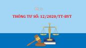 Thông tư 12/2020/TT-BYT sửa đổi, bổ sung một số điều của thông tư số 02/2018/TT-BYT