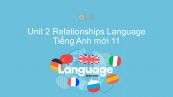 Unit 2 lớp 11: Relationships - Language