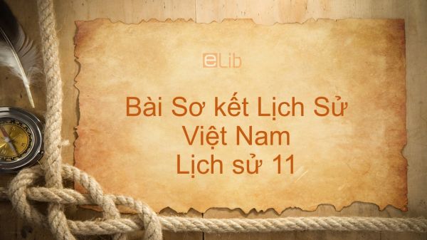 Lịch sử 11 Bài 25: Sơ kết lịch sử Việt Nam (1858-1918)