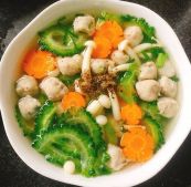 Mẹo nấu canh khổ qua cá thác lác thơm ngon