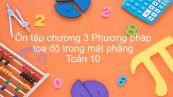 Toán 10 Ôn tập Chương 3: Phương pháp tọa độ trong mặt phẳng