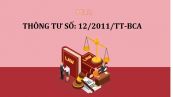 Thông tư số 12/2011/TT-BCA-C41 quy định về biểu mẫu thống kê về phòng, chống ma túy