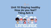 Unit 10 lớp 6: Staying healthy-How do you feel?