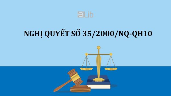 Nghị quyết 35/2000/NQ-QH10 về việc thi hành luật hôn nhân và gia đình