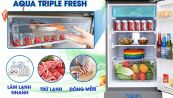 Những tiện ích tuyệt vời đến từ ngăn Aqua Triple Fresh của tủ lạnh Aqua