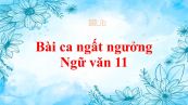 Bài ca ngất ngưởng Ngữ văn 11
