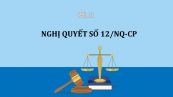 Nghị quyết 12/NQ-CP triển khai thực hiện nghị quyết số 88/2019/QH14