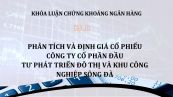 Phân tích và định giá cổ phiếu công ty cổ phần đầu tư phát triển đô thị và khu công nghiệp Sông Đà