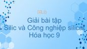 Giải bài tập SGK Hóa 9 Bài 30: Silic và Công nghiệp silicat