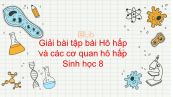 Giải bài tập SGK Sinh học 8 Bài 20: Hô hấp và các cơ quan hô hấp