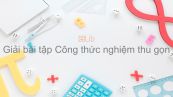 Giải bài tập SGK Toán 9 Bài 5: Công thức nghiệm thu gọn