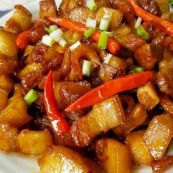 Cách làm món thịt ba chỉ kho tôm khô cực hấp dẫn