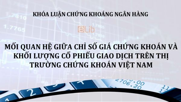 Luận văn: Mối quan hệ giữa chỉ số giá chứng khoán và khối lượng cổ phiếu giao dịch trên thị trường chứng khoán Việt Nam