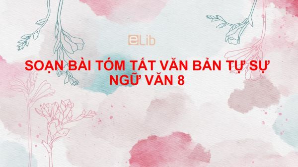 Soạn bài Tóm tắt văn bản tự sự Ngữ văn 8 tóm tắt