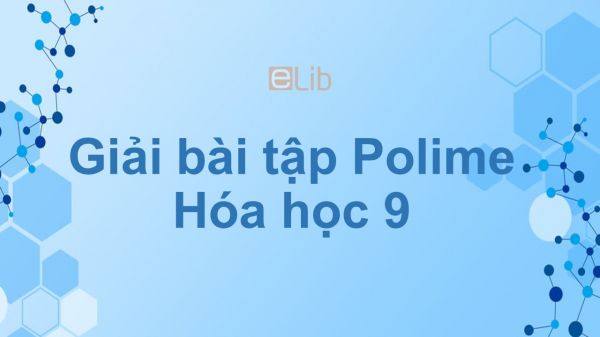 Giải bài tập SGK Hóa 9 Bài 54: Polime