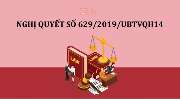 Nghị quyết 629/2019/UBTVQH14 hướng dẫn một số hoạt động của hội đồng nhân dân